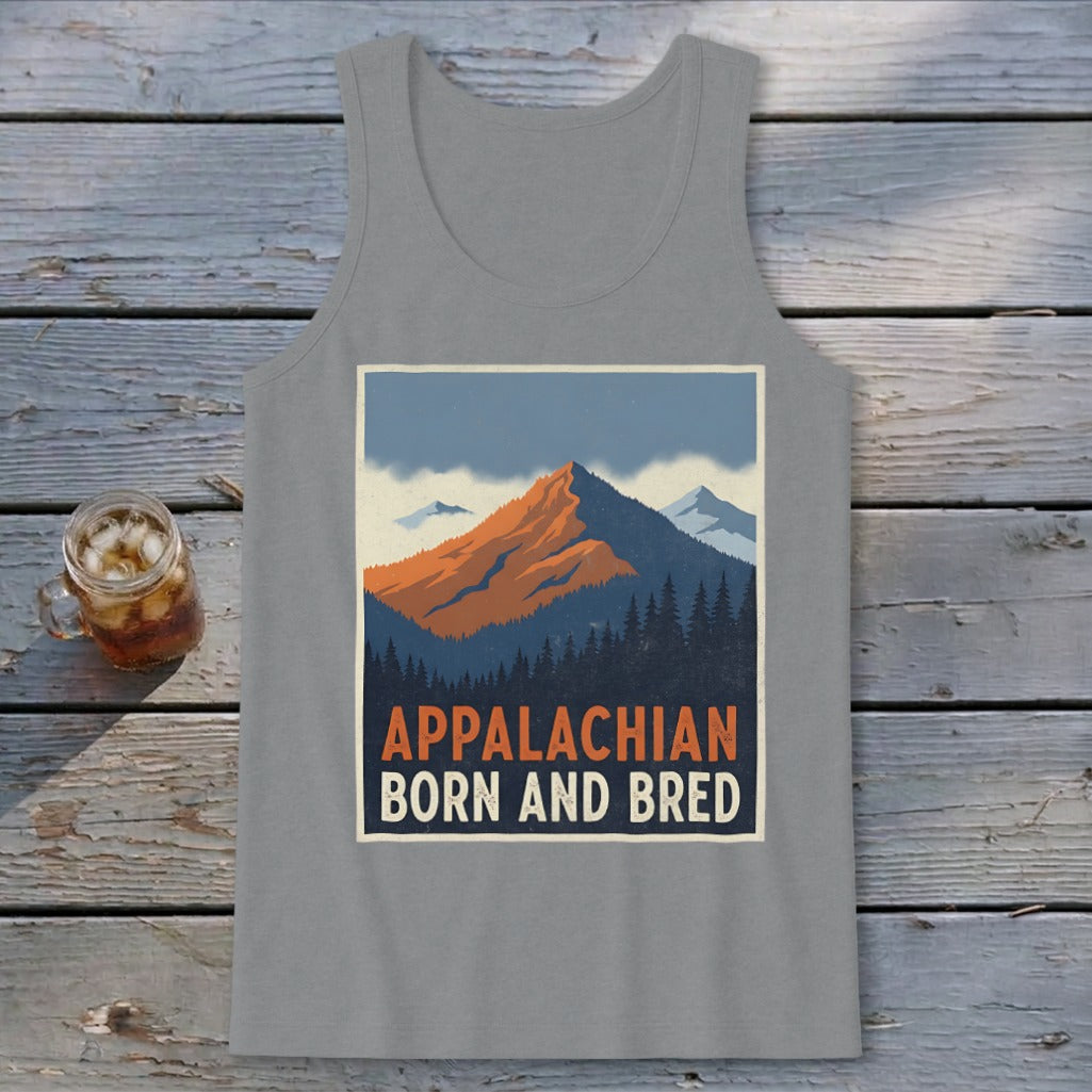 Born and Bred Poster Tank Top