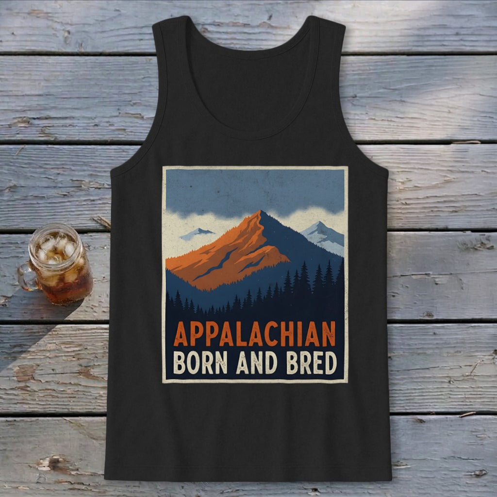 Born and Bred Poster Tank Top