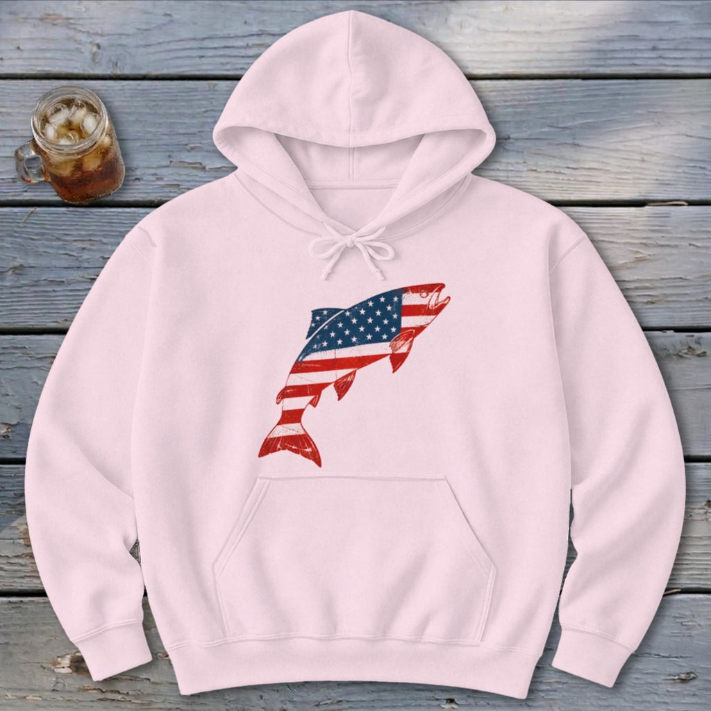Brook Trout Flag Hoodie
