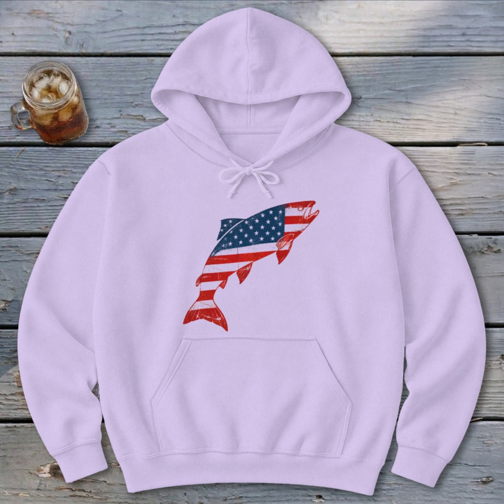 Brook Trout Flag Hoodie