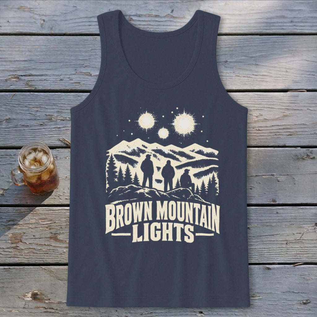Brown Mountain Lights Watchers Tank Top