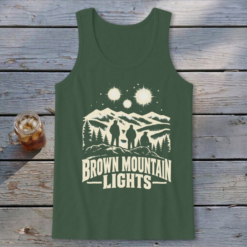 Brown Mountain Lights Watchers Tank Top