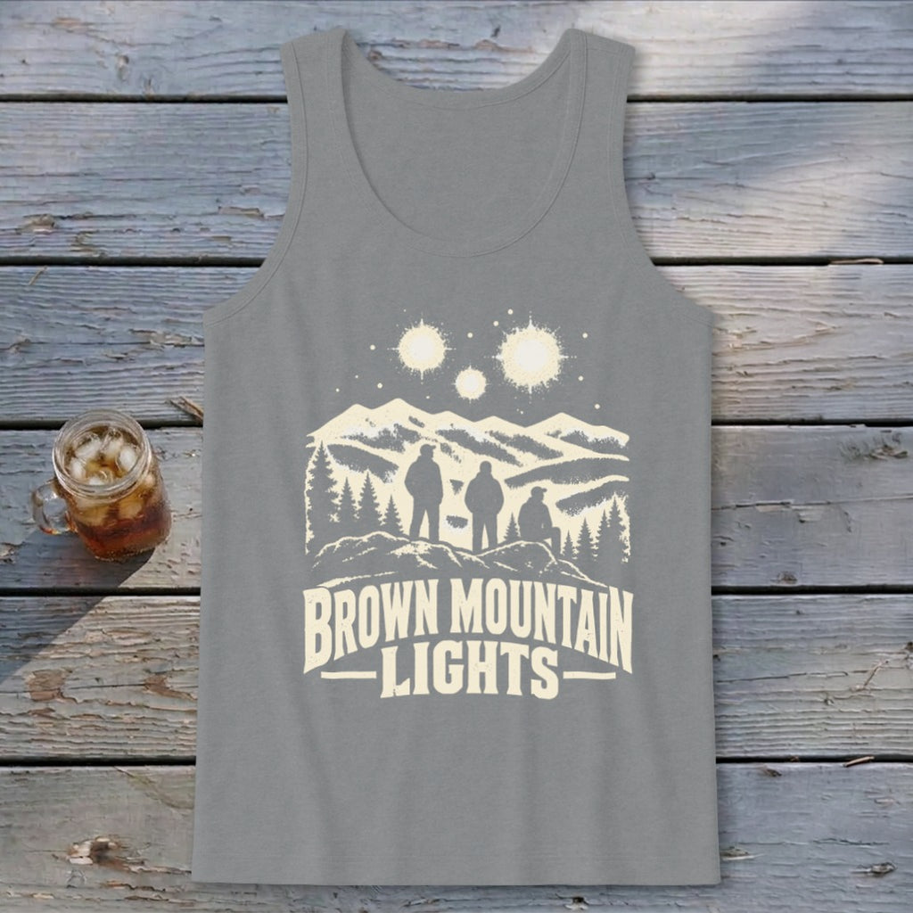 Brown Mountain Lights Watchers Tank Top