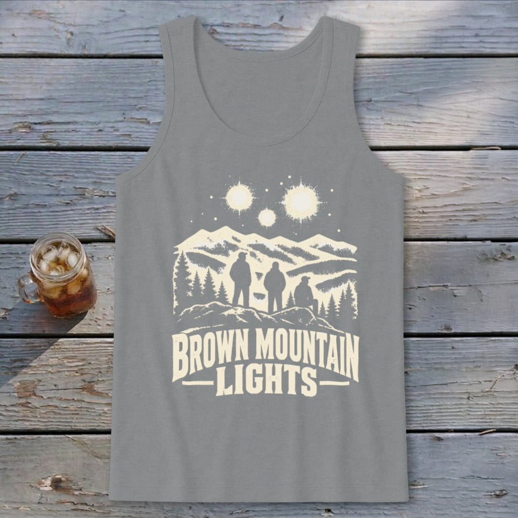 Brown Mountain Lights Watchers Tank Top