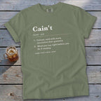 Cain't Definition Signature Tee