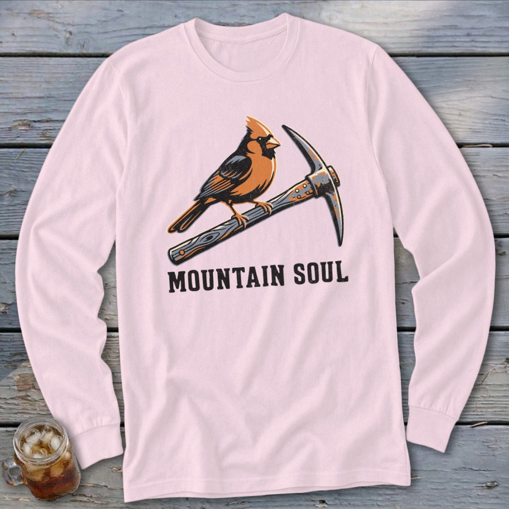 Cardinal Mountain Soul Long Sleeve Tee