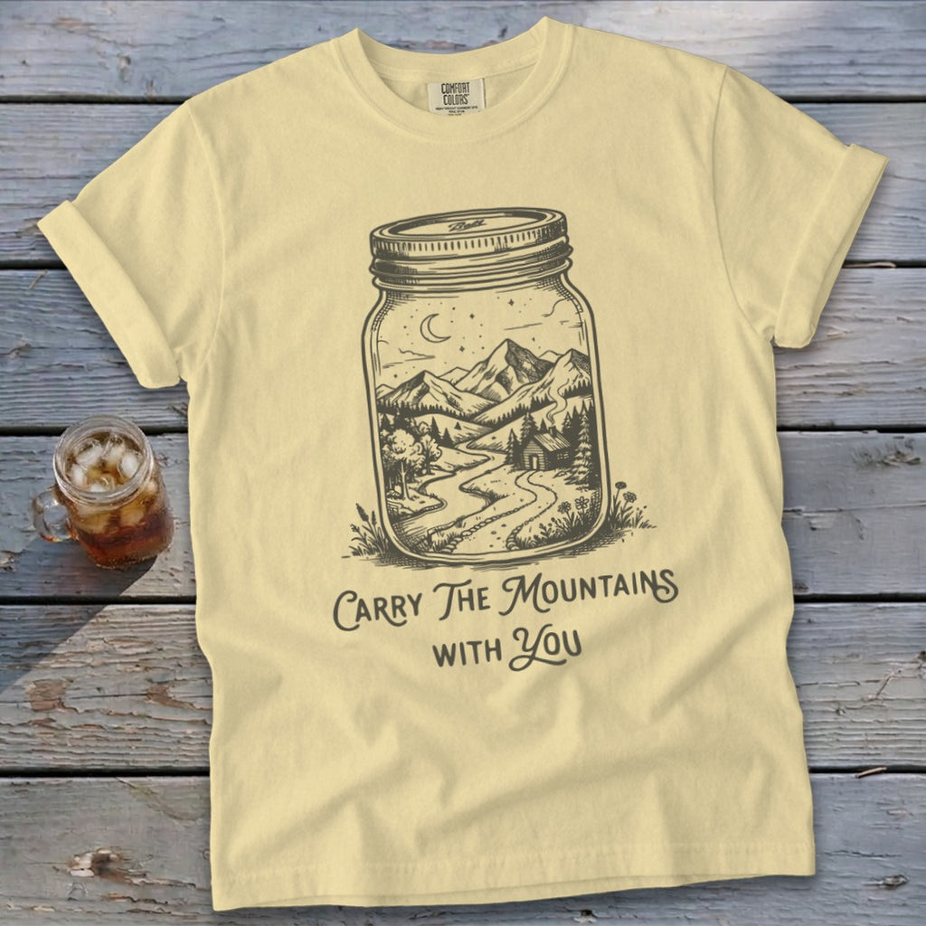 Carry the Mountains Signature Tee - Butter