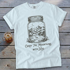 Carry the Mountains Signature Tee - Chambray