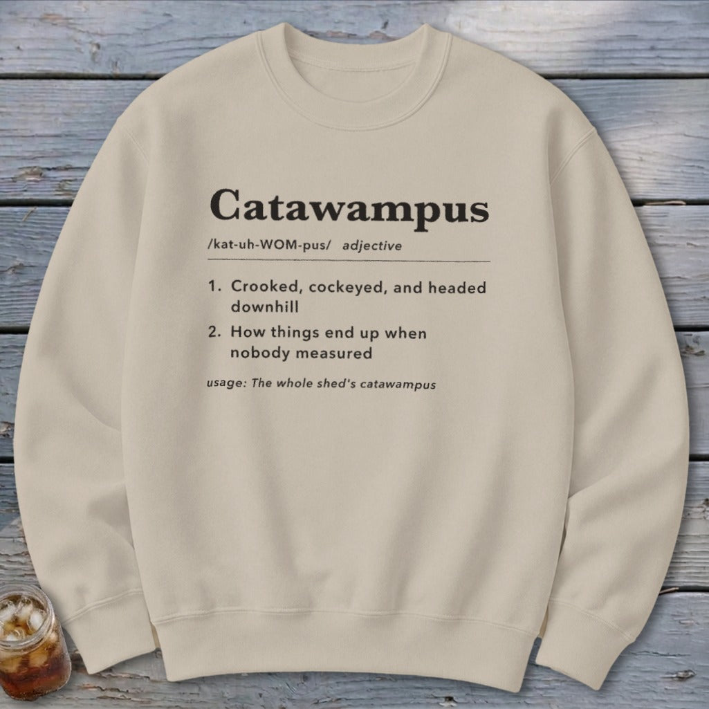 Catawampus Definition Sweatshirt
