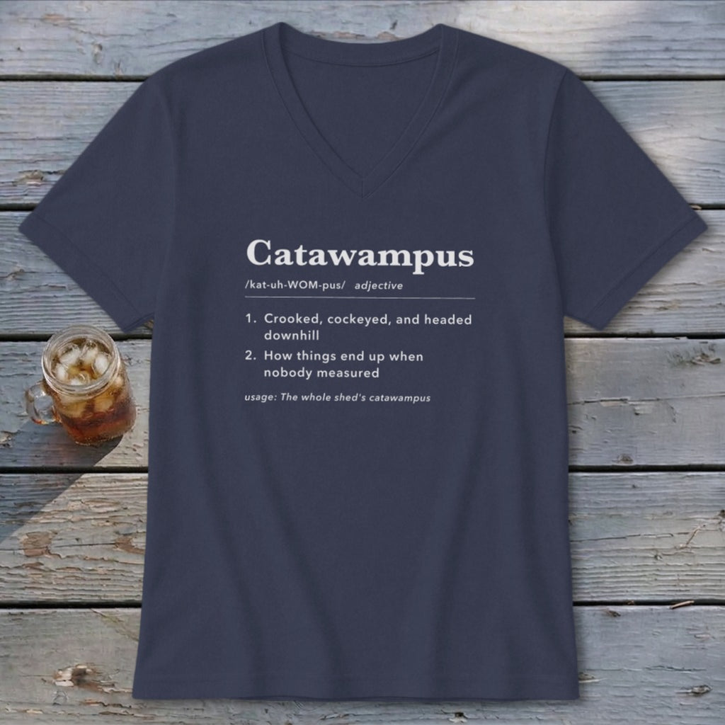 Catawampus Definition V-neck