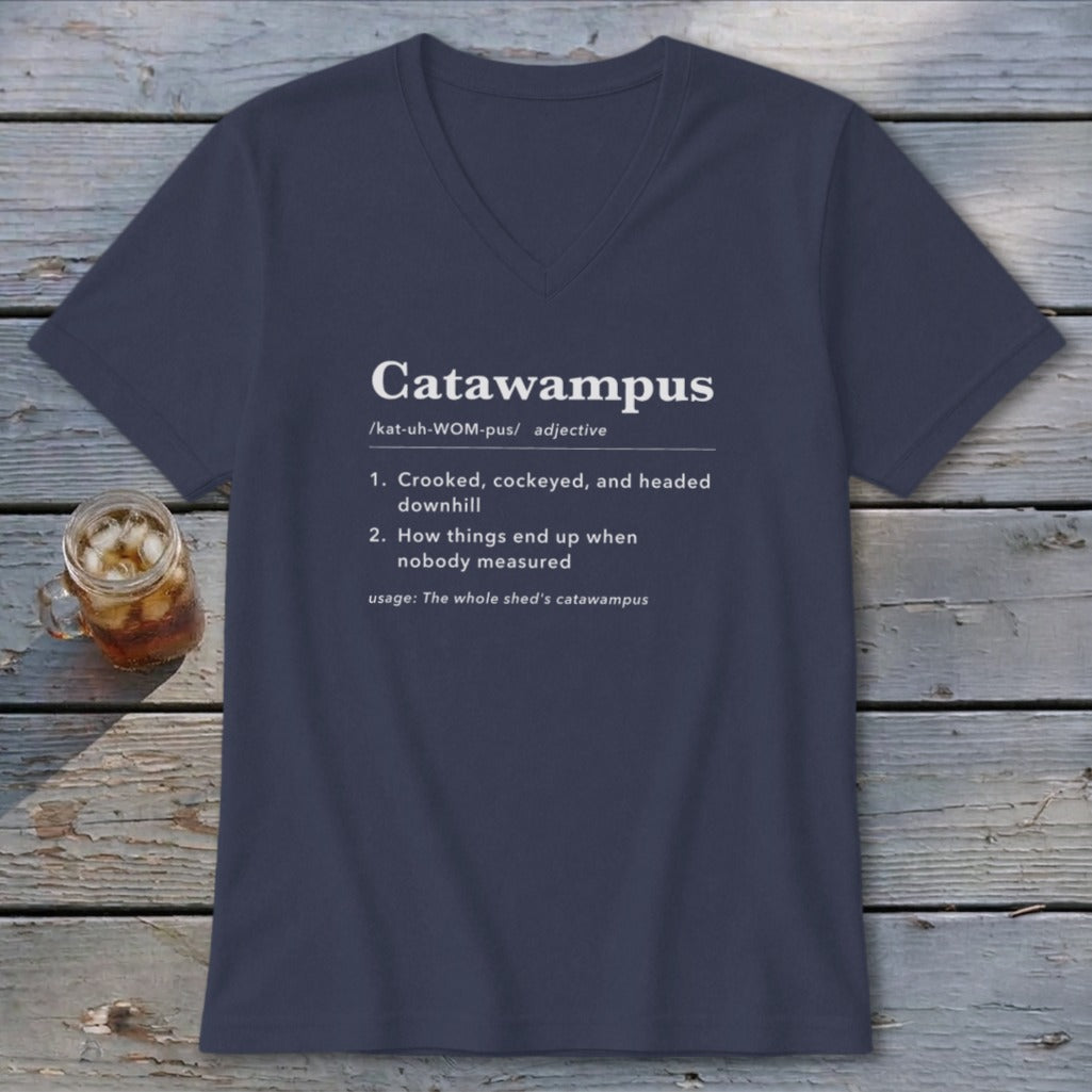 Catawampus Definition V-neck