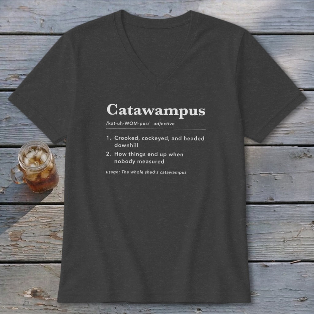 Catawampus Definition V-neck