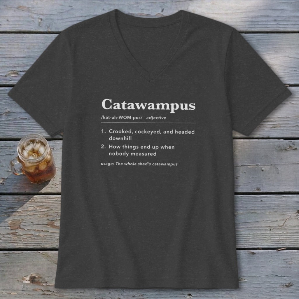 Catawampus Definition V-neck