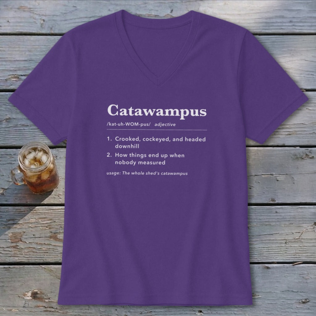 Catawampus Definition V-neck