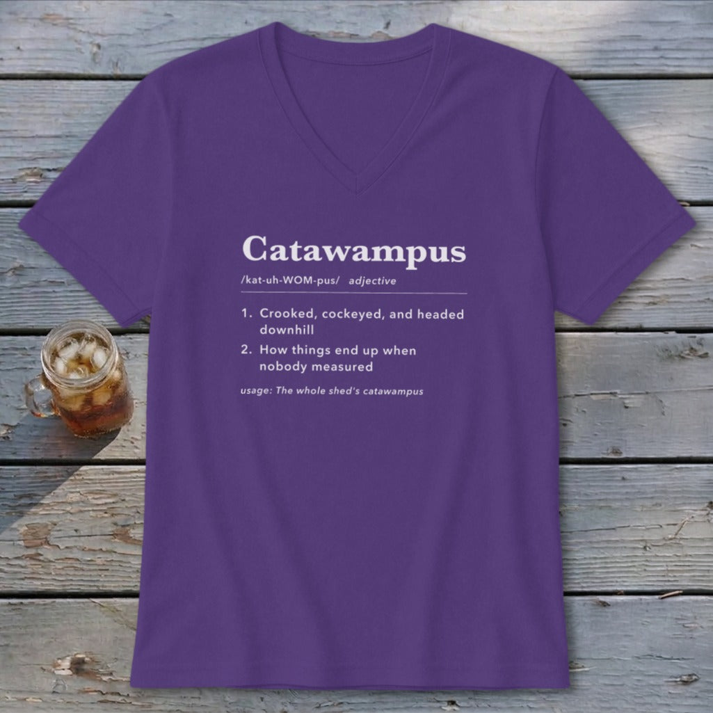 Catawampus Definition V-neck