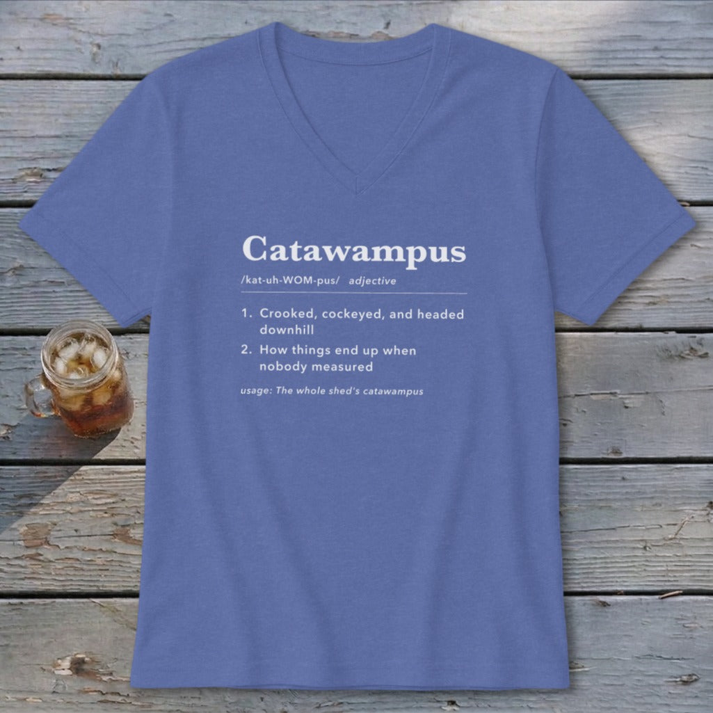 Catawampus Definition V-neck