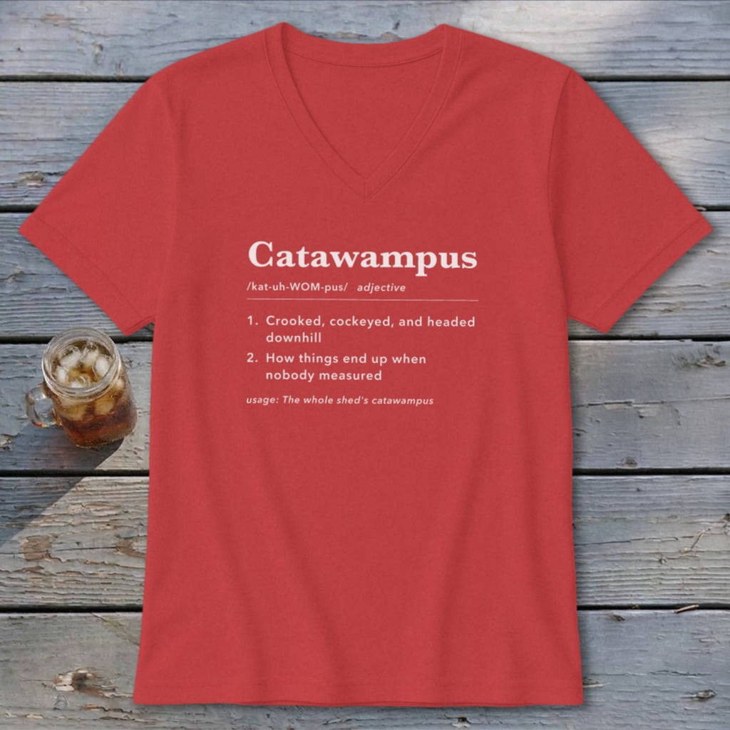 Catawampus Definition V-neck