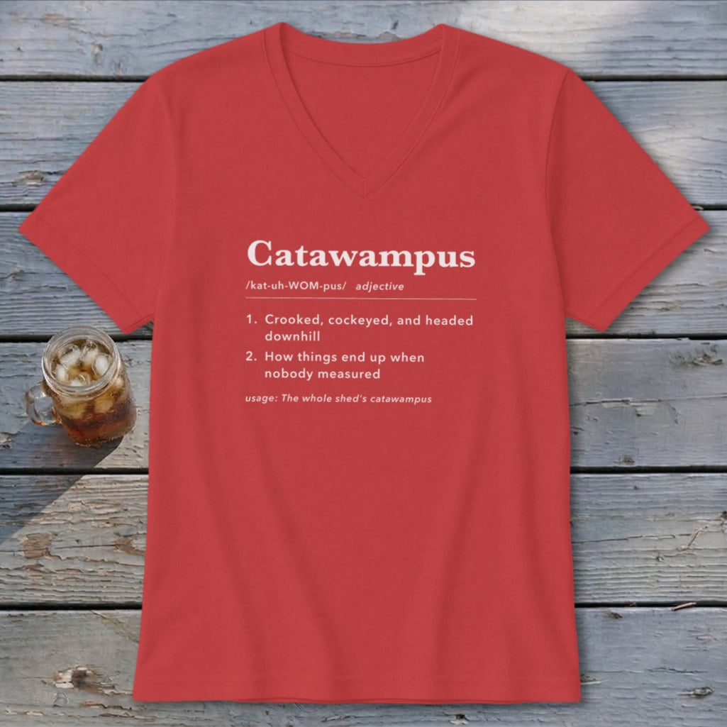 Catawampus Definition V-neck