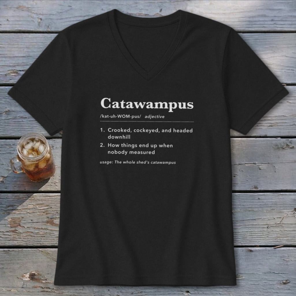 Catawampus Definition V-neck
