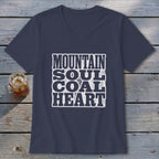 Coal Heart V-neck