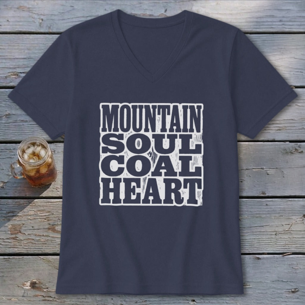 Coal Heart V-neck