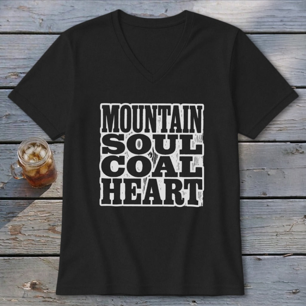 Coal Heart V-neck