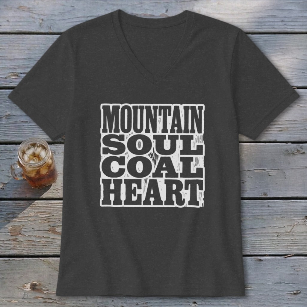 Coal Heart V-neck