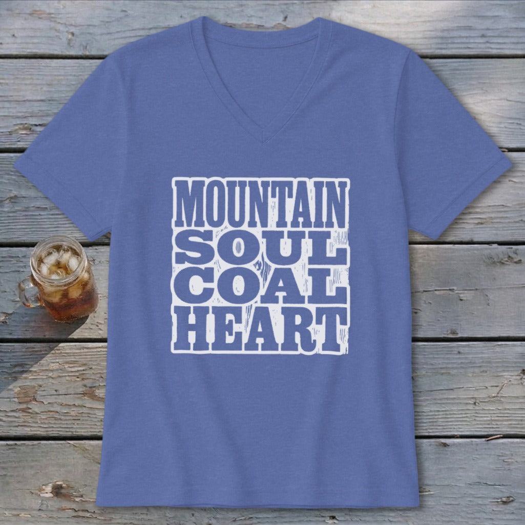 Coal Heart V-neck