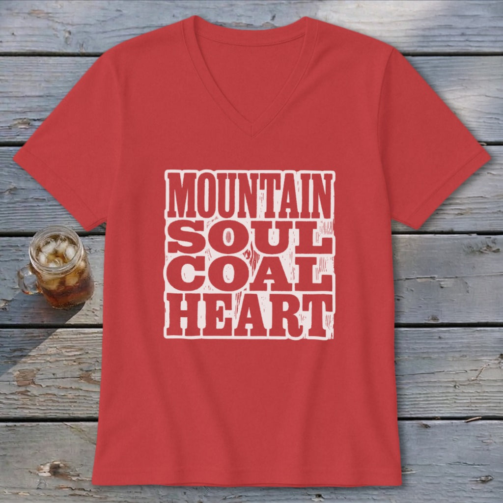 Coal Heart V-neck