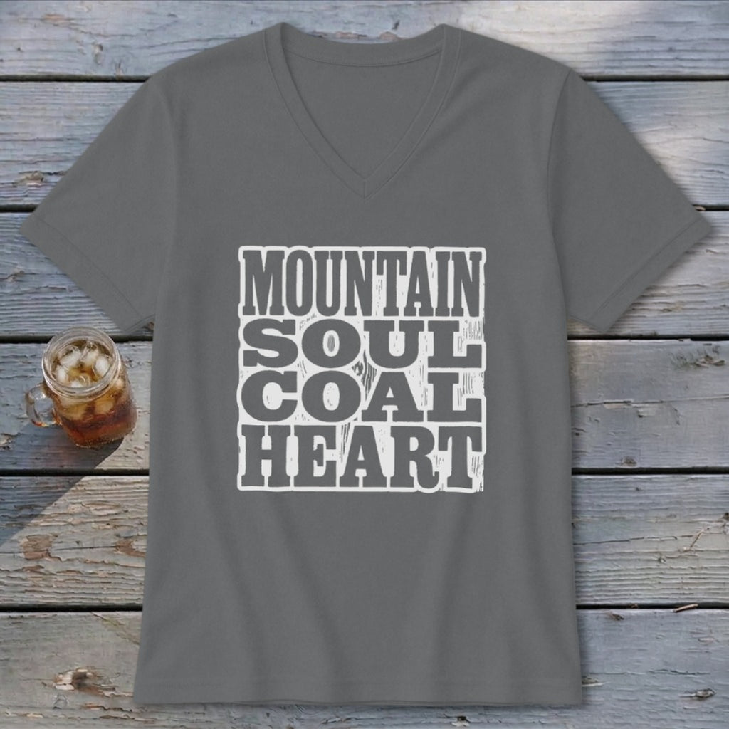 Coal Heart V-neck