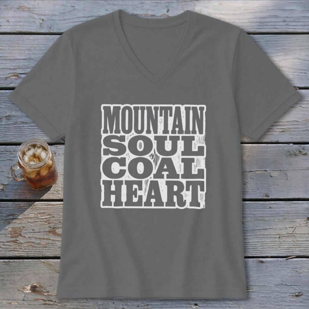Coal Heart V-neck