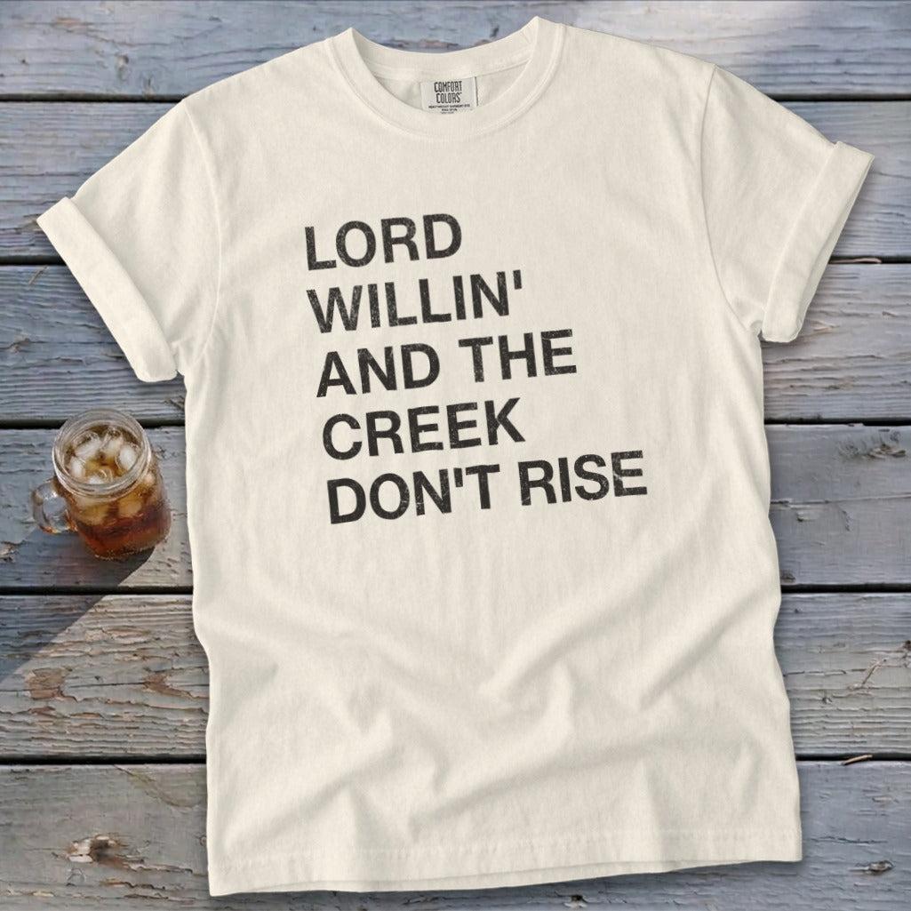 Creek Don't Rise Signature Tee