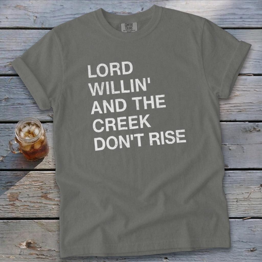 Creek Don't Rise Signature Tee