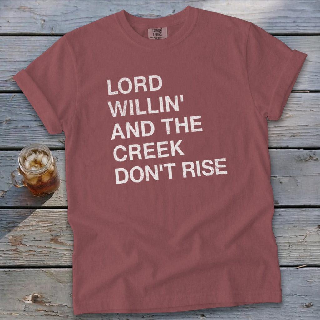 Creek Don't Rise Signature Tee