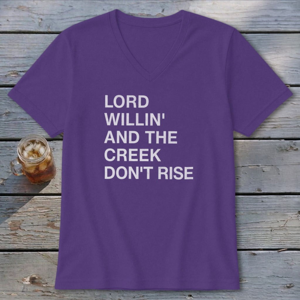 Creek Don't Rise V-neck