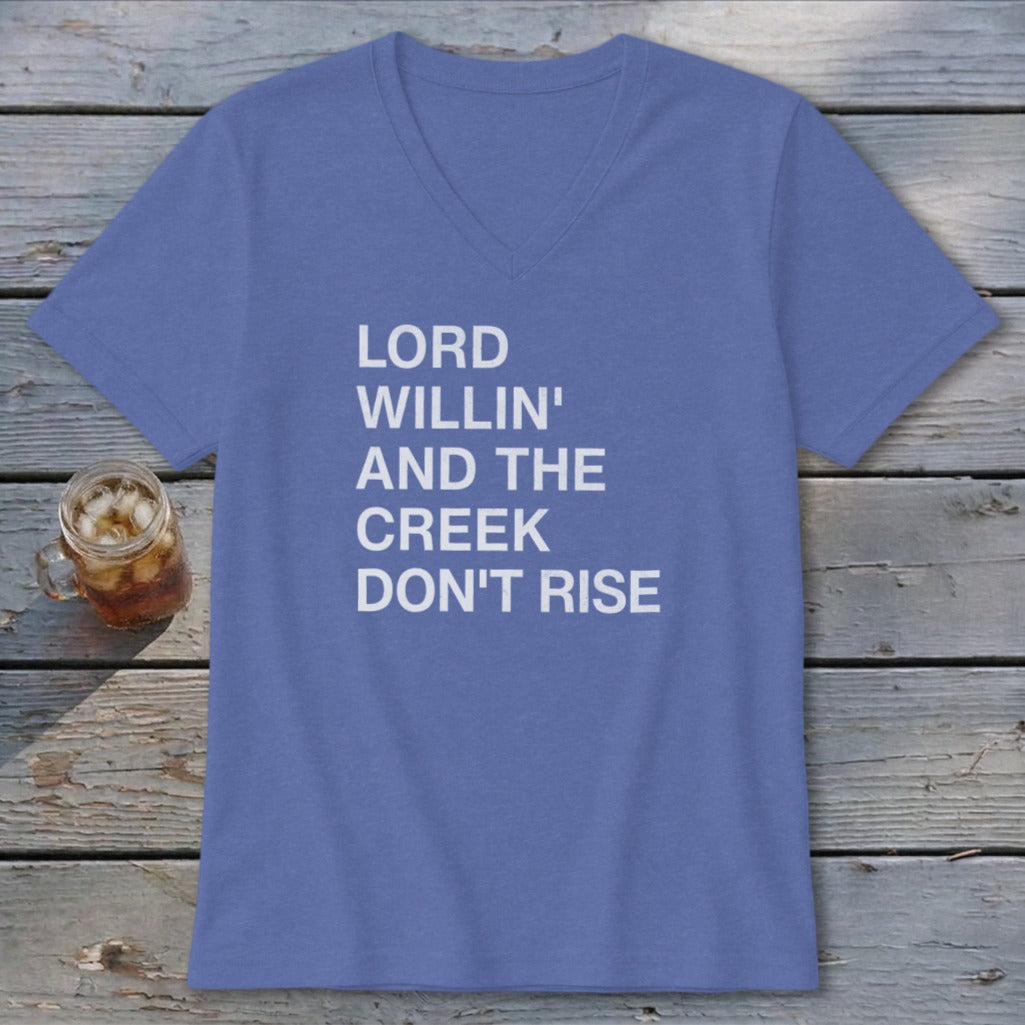 Creek Don't Rise V-neck