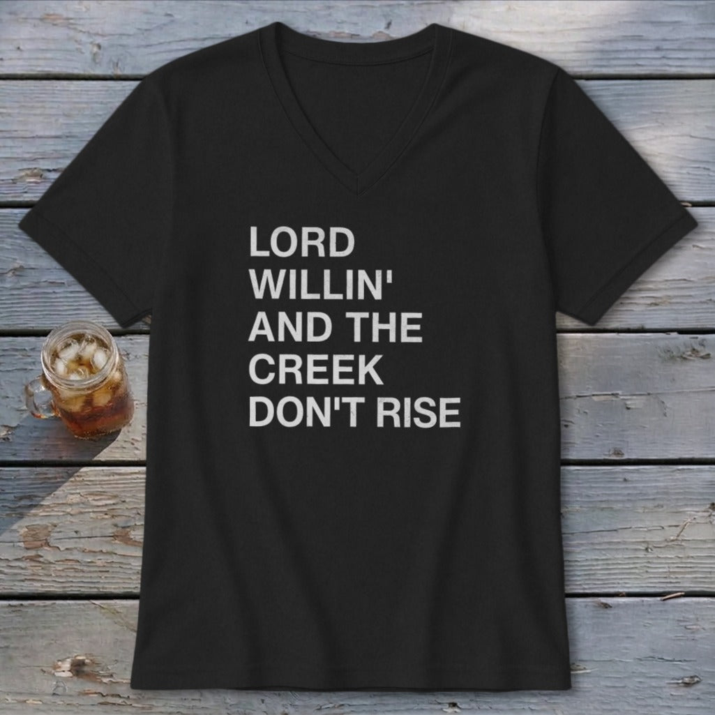 Creek Don't Rise V-neck