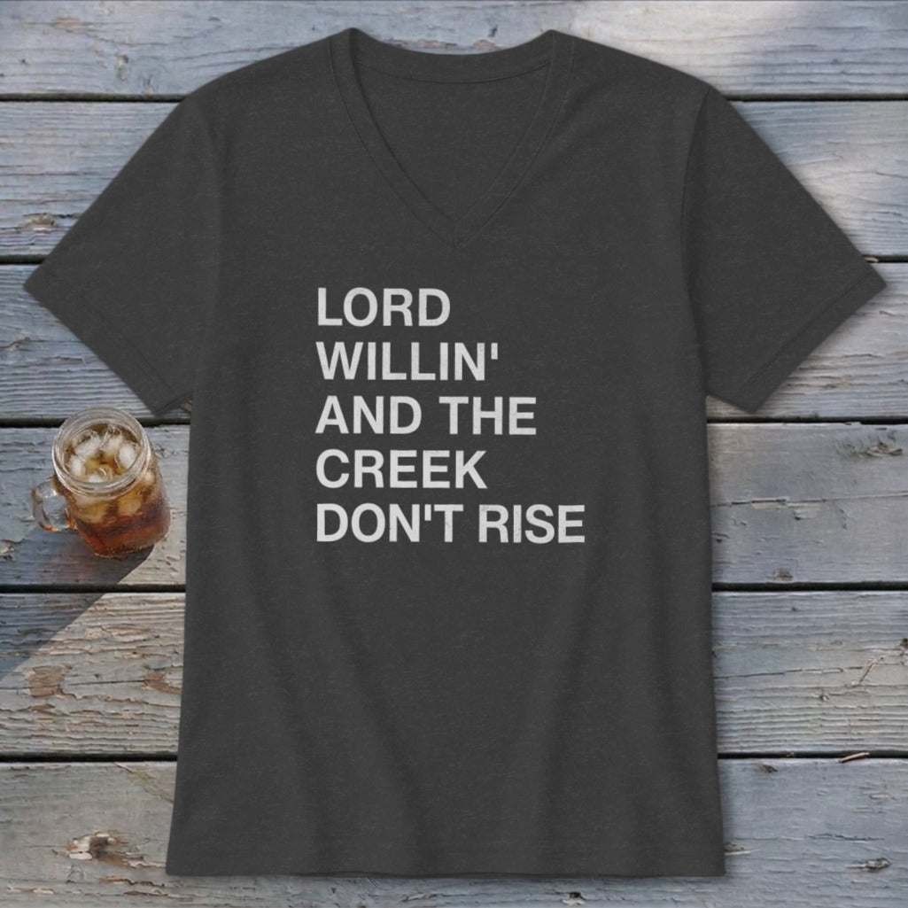 Creek Don't Rise V-neck