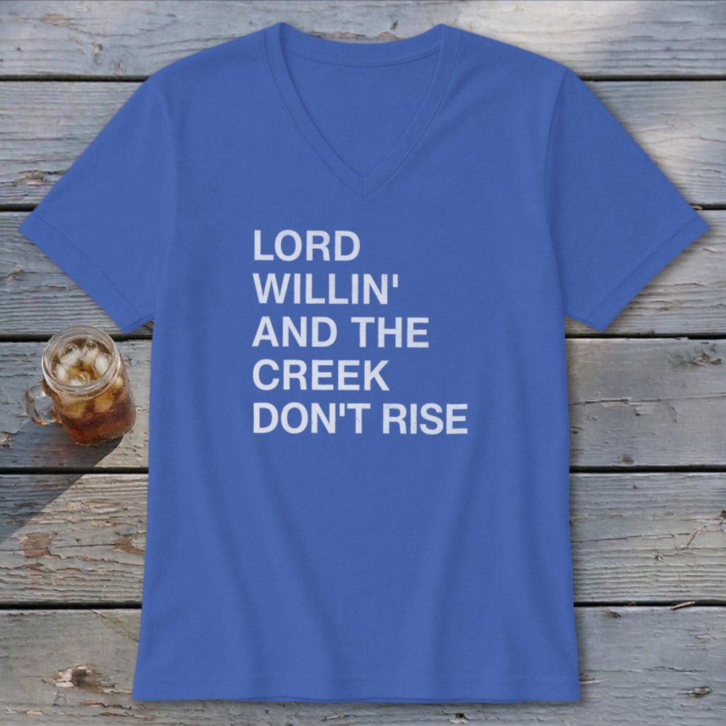 Creek Don't Rise V-neck