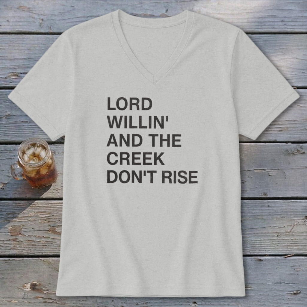 Creek Don't Rise V-neck