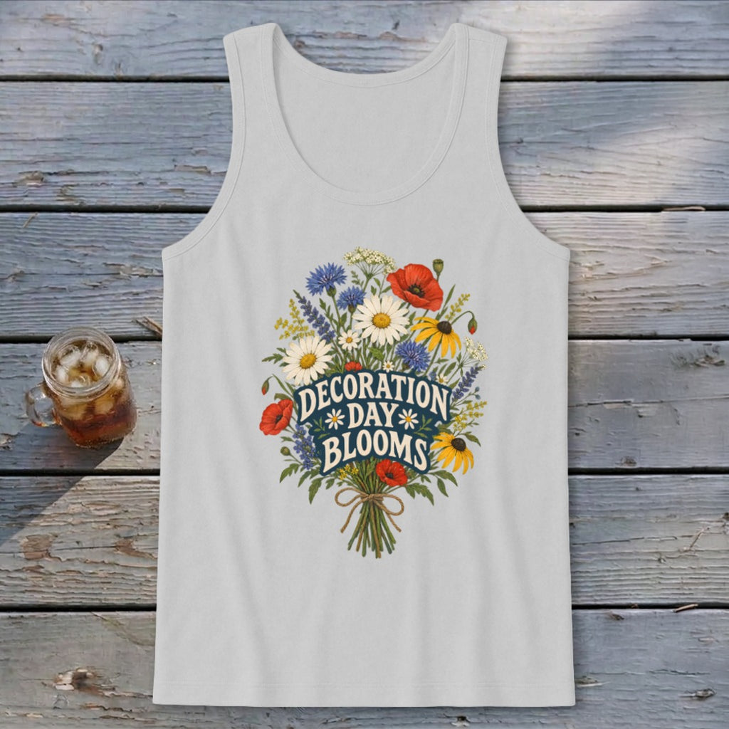 Decoration Day Blooms Tank Top