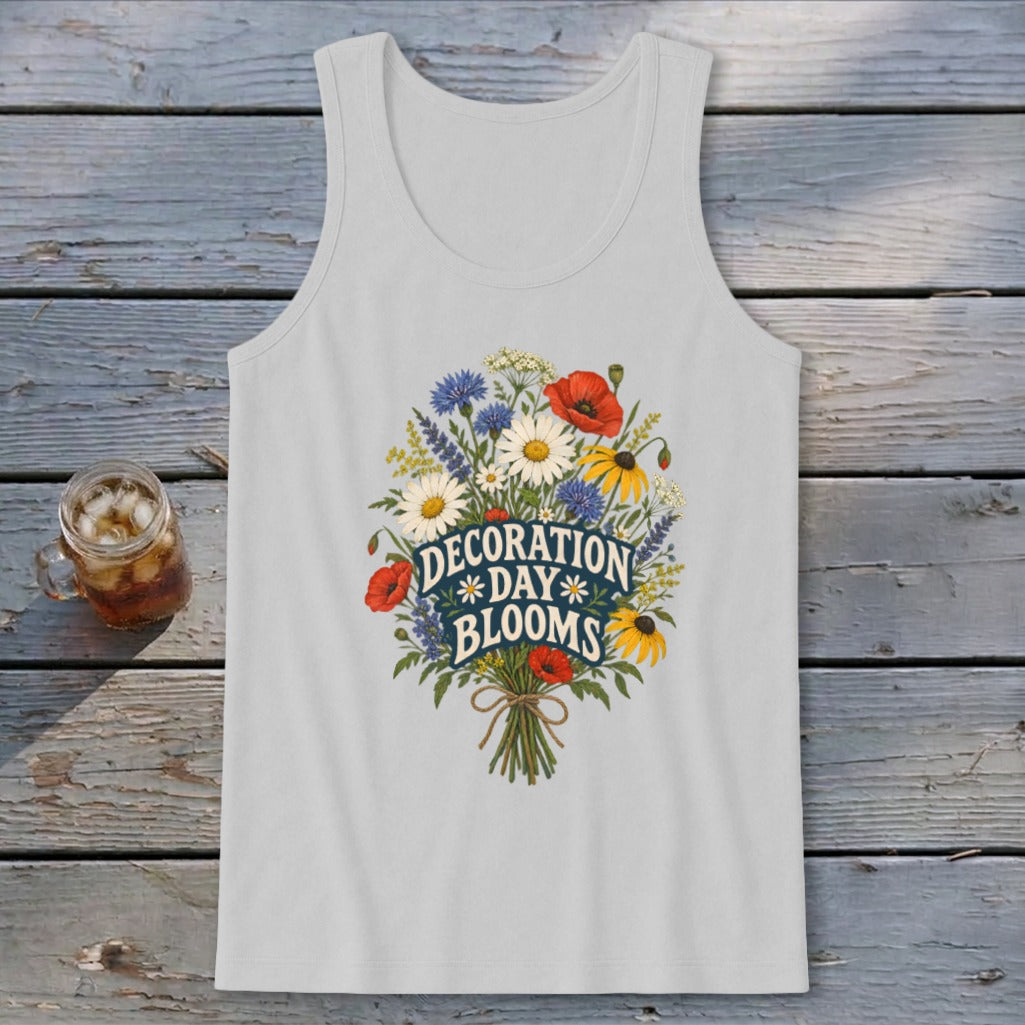Decoration Day Blooms Tank Top
