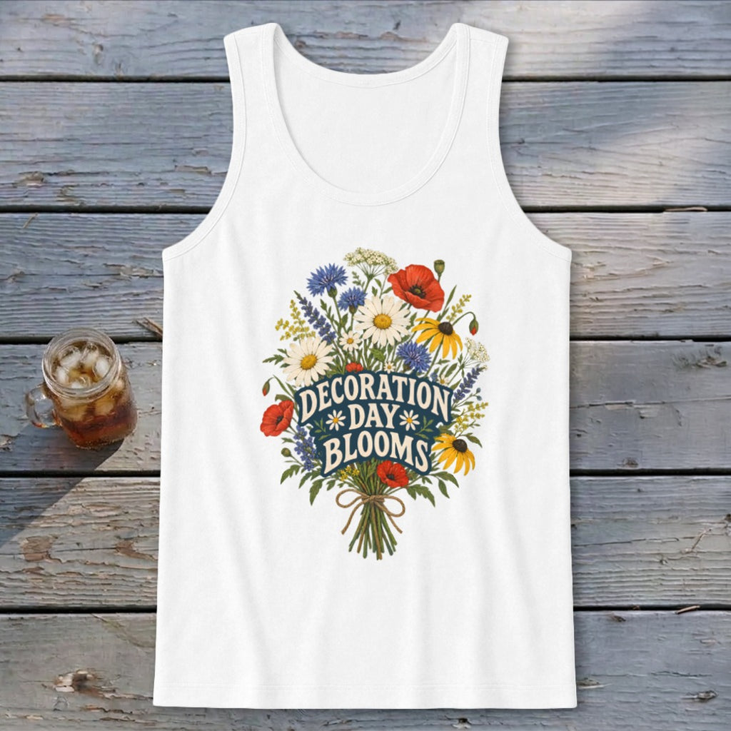 Decoration Day Blooms Tank Top