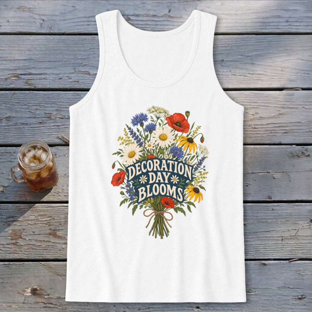 Decoration Day Blooms Tank Top