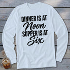 Dinner vs Supper Long Sleeve Tee