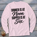 Dinner vs Supper Long Sleeve Tee