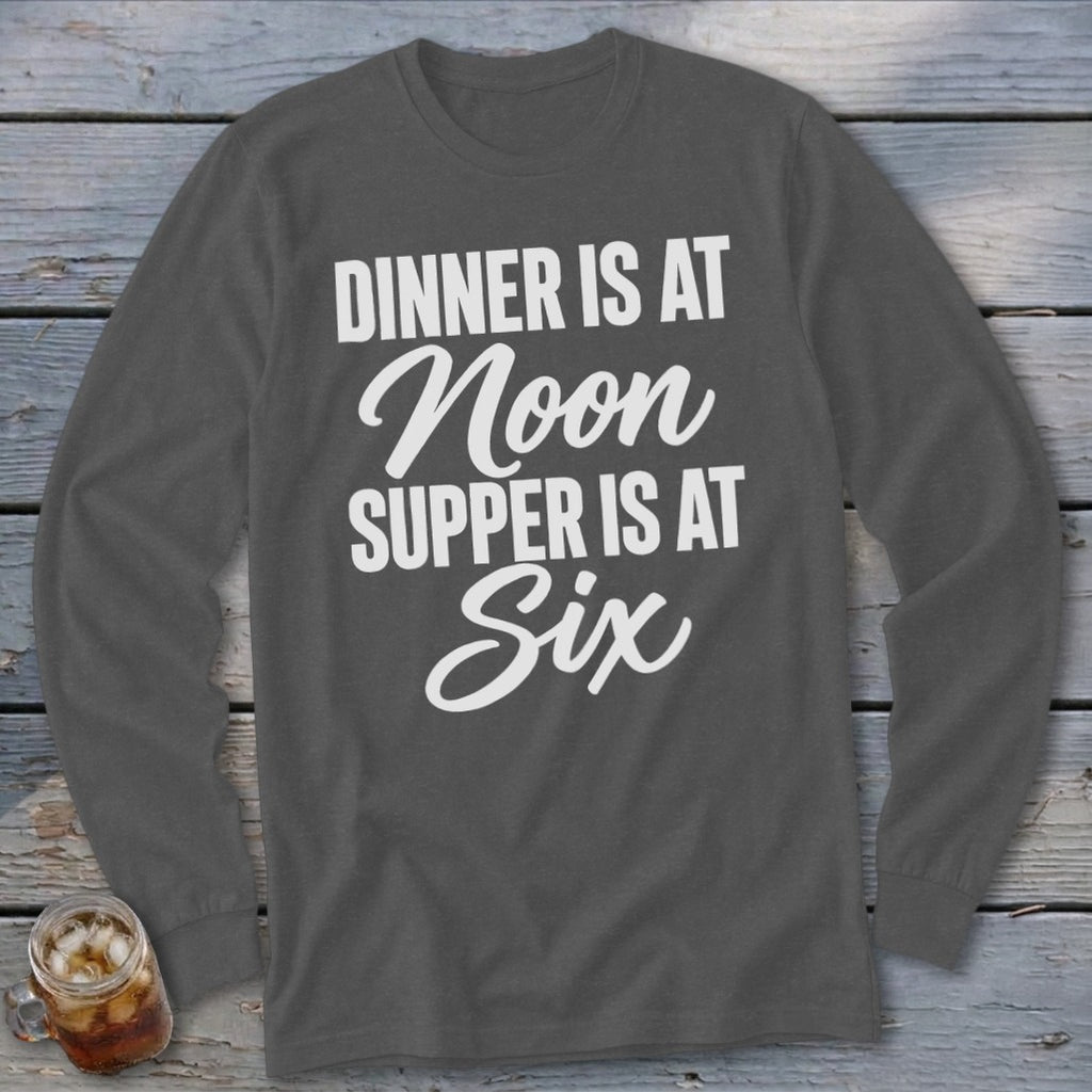 Dinner vs Supper Long Sleeve Tee