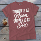 Dinner vs Supper Signature Tee