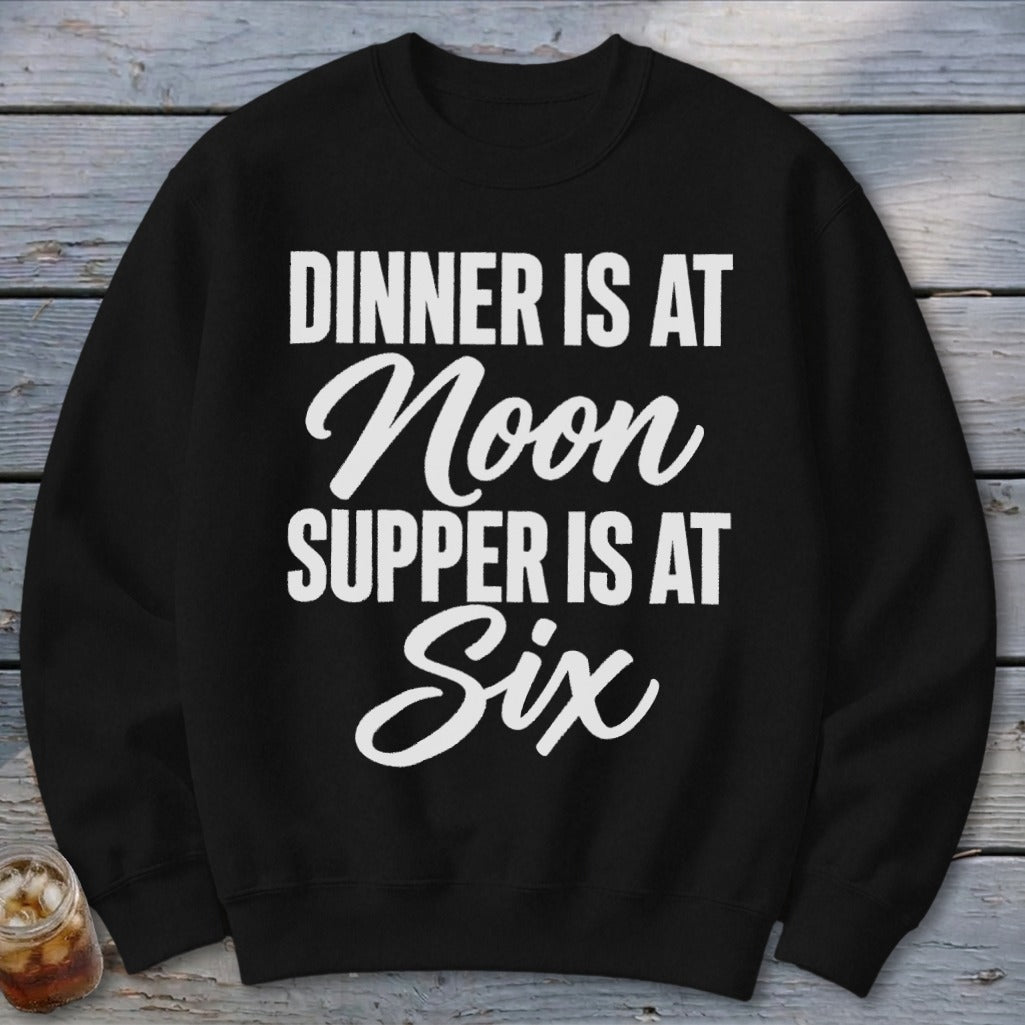 Dinner vs Supper Sweatshirt