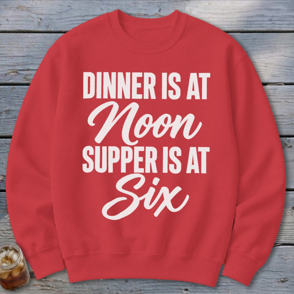 Dinner vs Supper Sweatshirt